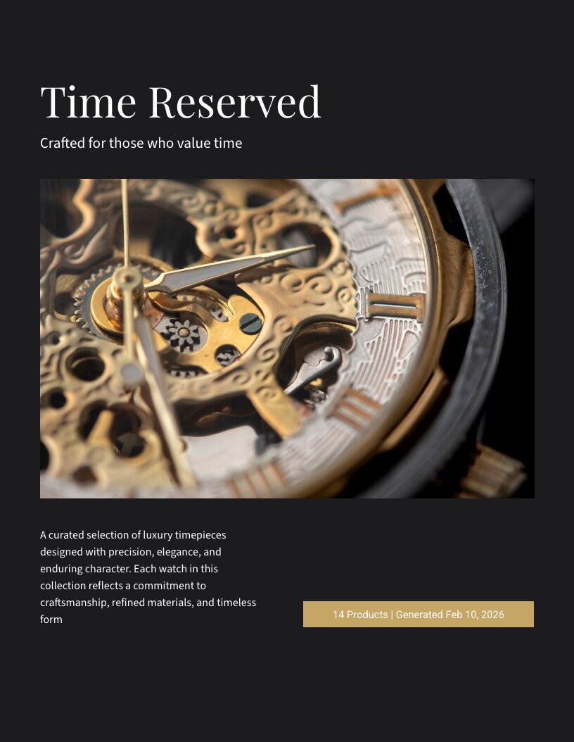 Flat Modern template preview